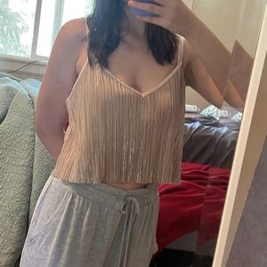 Gold Victoria’s Secret Tank-Top